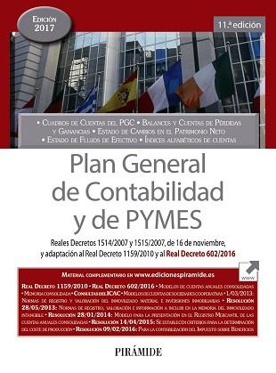PLAN GENERAL DE CONTABILIDAD Y DE PYMES | 9788436837360 | EDICIONES PIRÁMIDE