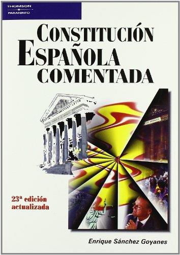 CONSTITUCION ESPAÑOLA COMENTADA | 9788428329033 | SANCHEZ GOYANES