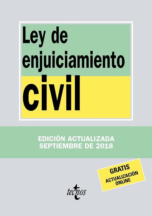 LEY DE ENJUICIAMIENTO CIVIL | 9788430974962 | EDITORIAL TECNOS