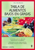 TABLA DE ALIMENTOS BAJOS EN GRASAS | 9788425514357