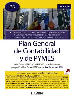 PLAN GENERAL DE CONTABILIDAD Y DE PYMES | 9788436839159 | EDICIONES PIRÁMIDE