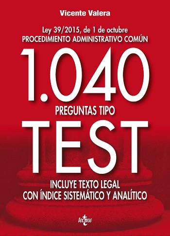 1040 PREGUNTAS TIPO TEST | 9788430969500 | VALERA, VICENTE