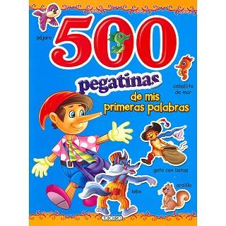 500 PEGATINAS DE MIS PRIMERAS PALABRAS (AZUL) | 9788490379875