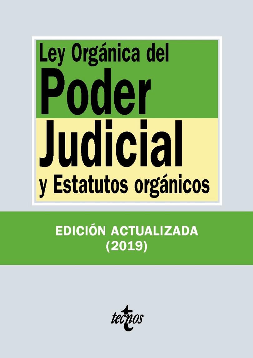 LEY ORGÁNICA DEL PODER JUDICIAL | 9788430977123 | EDITORIAL TECNOS
