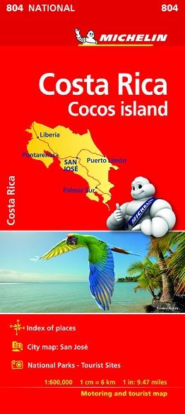 MAPA NATIONAL COSTA RICA | 9782067229433 | VARIOS AUTORES