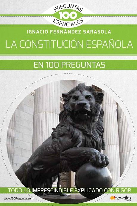 CONSTITUCION ESPAÑOLA EN 100 PREGUNTAS | 9788413050119