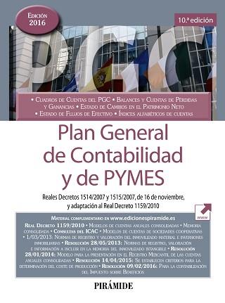 PLAN GENERAL DE CONTABILIDAD Y DE PYMES | 9788436836219 | EDICIONES PIRÁMIDE