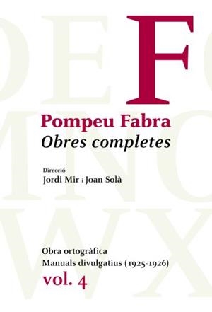 OBRES COMPLETES | 9788484374992 | FABRA, POMPEU