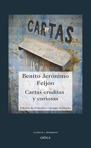 CARTAS ERUDITAS | 9788474239188 | BENITO JERONIMO FEIJOO