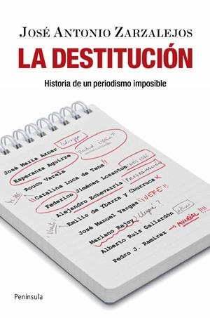 DESTITUCIÓN | 9788499420103 | ZARZALEJOS NIETO, JOSE ANTONIO