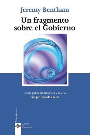 UN FRAGMENTO SOBRE EL GOBIERNO | 9788430950478 | BENTHAM, JEREMY