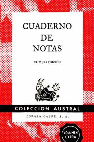 CUADERNO DE NOTAS ROJO 9X14CM | 9788467008371 | ESPASA CALPE