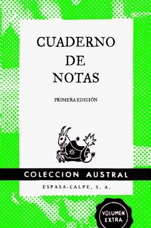 CUADERNO DE NOTAS VERDE 9X14CM | 9788467008395 | ESPASA CALPE
