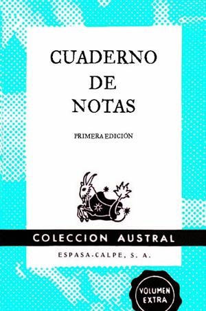 CUADERNO DE NOTAS AZUL 9X14CM | 9788467008418 | ESPASA CALPE