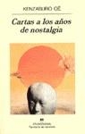 CARTAS A LOS A¥OS DE NOSTALGIA | 9788433908445 | OE, KENZABURO