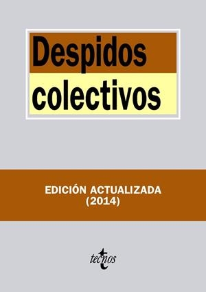 DESPIDOS COLECTIVOS | 9788430962068 | EDITORIAL TECNOS
