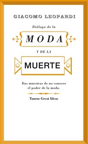 DIALOGO DE LA MODA Y DE LA MUERTE | 9788430607242