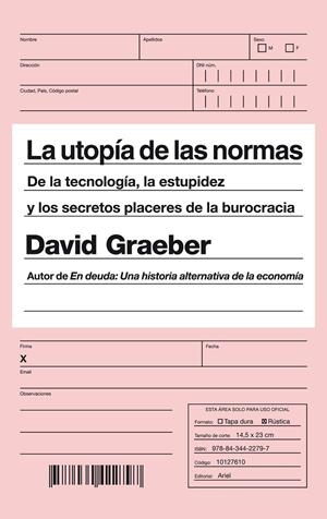 LA UTOPÍA DE LAS NORMAS | 9788434422797 | DAVID GRAEBER