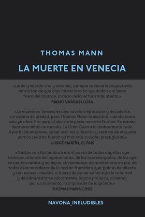 LA MUERTE EN VENECIA | 9788416259281 | MANN, THOMAS