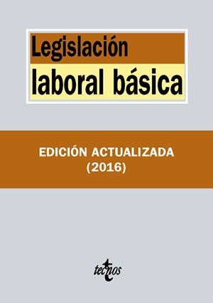 LEGISLACIÓN LABORAL BÁSICA | 9788430968626 | EDITORIAL TECNOS