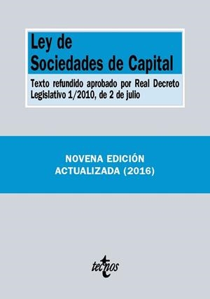 LEY DE SOCIEDADES DE CAPITAL | 9788430969142 | EDITORIAL TECNOS