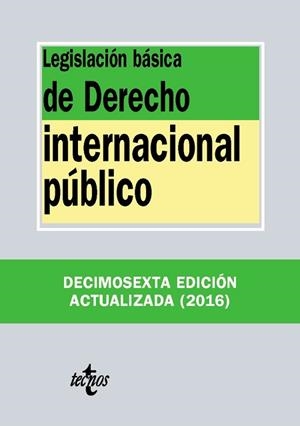 LEGISLACIÓN BÁSICA DE DERECHO INTERNACIONAL PÚBLICO | 9788430970070 | EDITORIAL TECNOS