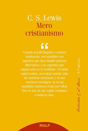 MERO CRISTIANISMO | 9788432147579 | LEWIS , CLIVE STAPLES