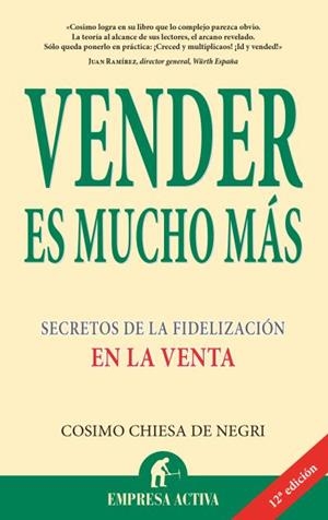 VENDER ES MUCHO MAS | 9788496627147 | CHIESA DE NECGRI,COSIMO