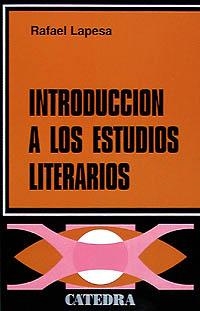 INTRODUCCION A LOS ESTUDIOS LITERARIOS | 9788437600178 | Lapesa Melgar, Rafael