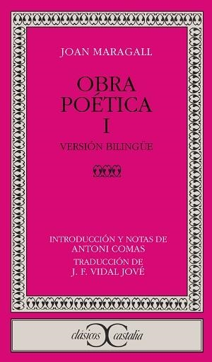 MARAGALL: OBRA POETICA (TOMO I) | 9788470394386 | MARAGALL, JOAN