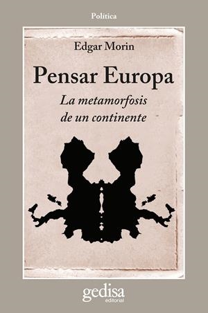 PENSAR EUROPA | 9788474323009 | EDGAR MORIN