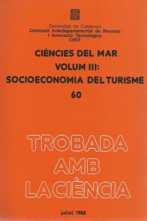 CIENCIES DEL MAR VOL.III.SOCIOECONOMIA DEL TURISME | 9788439315193 | BASSOLS , MANUEL/ESPUñA , GASPAR/BERMEJO , RAMON