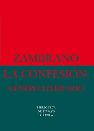 CONFESION, LA:GENERO LITERARIO | 9788478442850 | ZAMBRANO