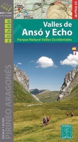 VALLES DE ANSO Y ECHO 1:25.000 -ALPINA | 9788480907453