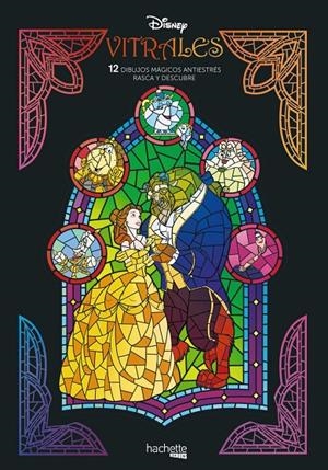 ARTETERAPIA. VITRALES DISNEY. 12 DIBUJOS ANTIESTRÉS: RASCA Y DESCUBRE | 9788417240837 | VARIOS AUTORES
