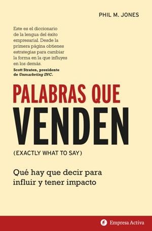 PALABRAS QUE VENDEN | 9788416997176 | JONES, PHIL. M.