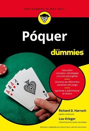 PÓQUER PARA DUMMIES | 9788432905551 | HARROCH, RICHARD D./KRIEGER, LOU
