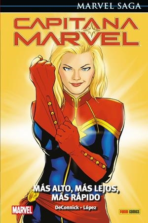 MARVEL SAGA CAPITANA MARVEL. MÁS ALTO, MÁS LEJOS, MÁS RÁPIDO | 9788413341798 | KELLY SUE DECONNICK, DAVID LÓPEZ