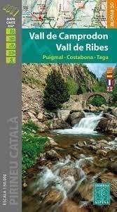 VALL DE CAMPRODON ; VALL DE RIBES (MAPA 1:50.000 + CARPETA DESPLEGABLE) | 9788480908658 | VVAA VARIOS