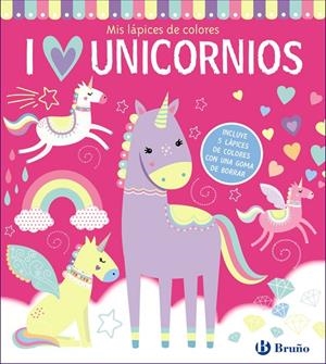 MIS LÁPICES DE COLORES, I LOVE UNICORNIOS | 9788469665558 | VVAA