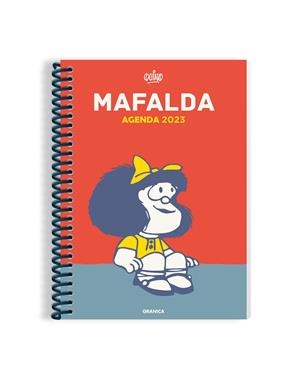 MAFALDA 2023, AGENDA ANILLADA COLUMNAS ROJA | 9789878935171 | QUINO