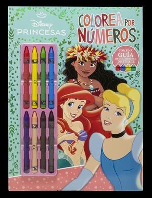 PRINCESAS. COLOREA POR NÚMEROS CON CERAS | 9788410029569 | DISNEY