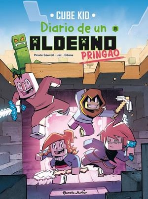 MINECRAFT. DIARIO DE UN ALDEANO PRINGAO. CÓMIC 11 | 9788408308997 | CUBE KID