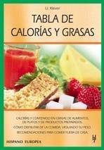 TABLA DE CALORIAS Y GRASAS | 9788425515149 | KLEVER, ULRICH