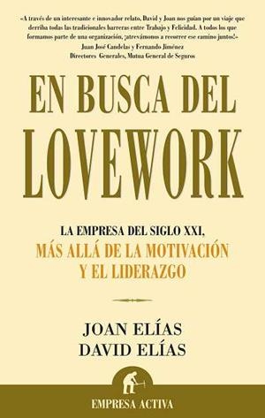 EN BUSCA DEL LOVEWORK | 9788496627109 | ELIAS, JOAN/ DAVID