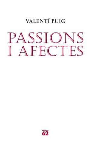 PASSIONS I AFECTES | 9788429760569 | PUIG, VALENTI