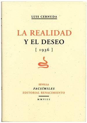 REALIDAD Y EL DESEO(1936) | 9788484724025 | CERNUDA,LUIS